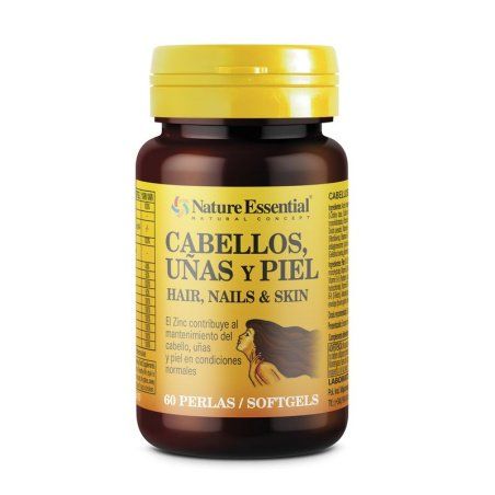 nature essential cabellos unas y piel  60 perlas
