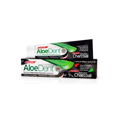 Dentifrico Aloe Vera con Carbon Activo