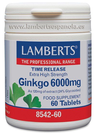 ginkgo 6000 mg lamberts 8542 60