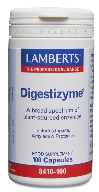 digestizyme enzimas digestivas lamberts 8410 100