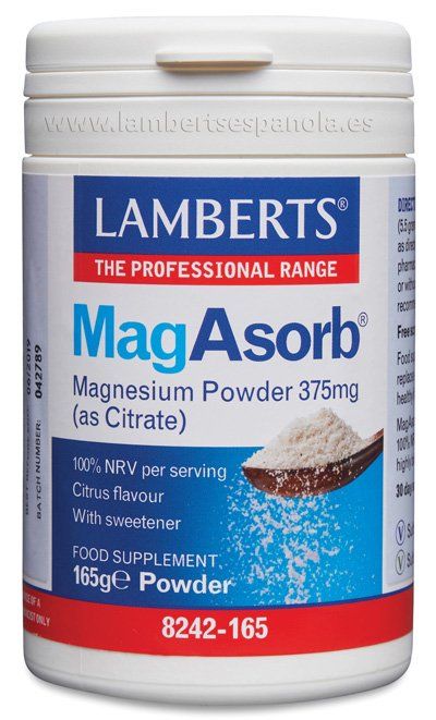 magnesio polvo citrato 375 mg lamberts 8242 165