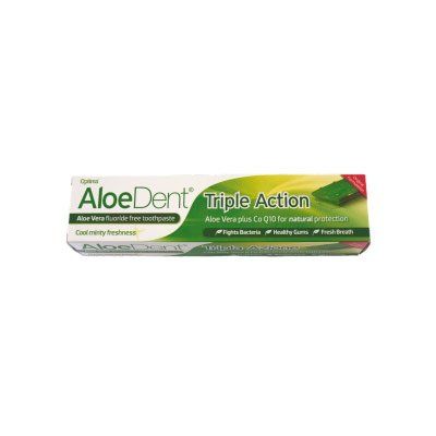 Dentifrico Aloe Triple Accion sin fluor